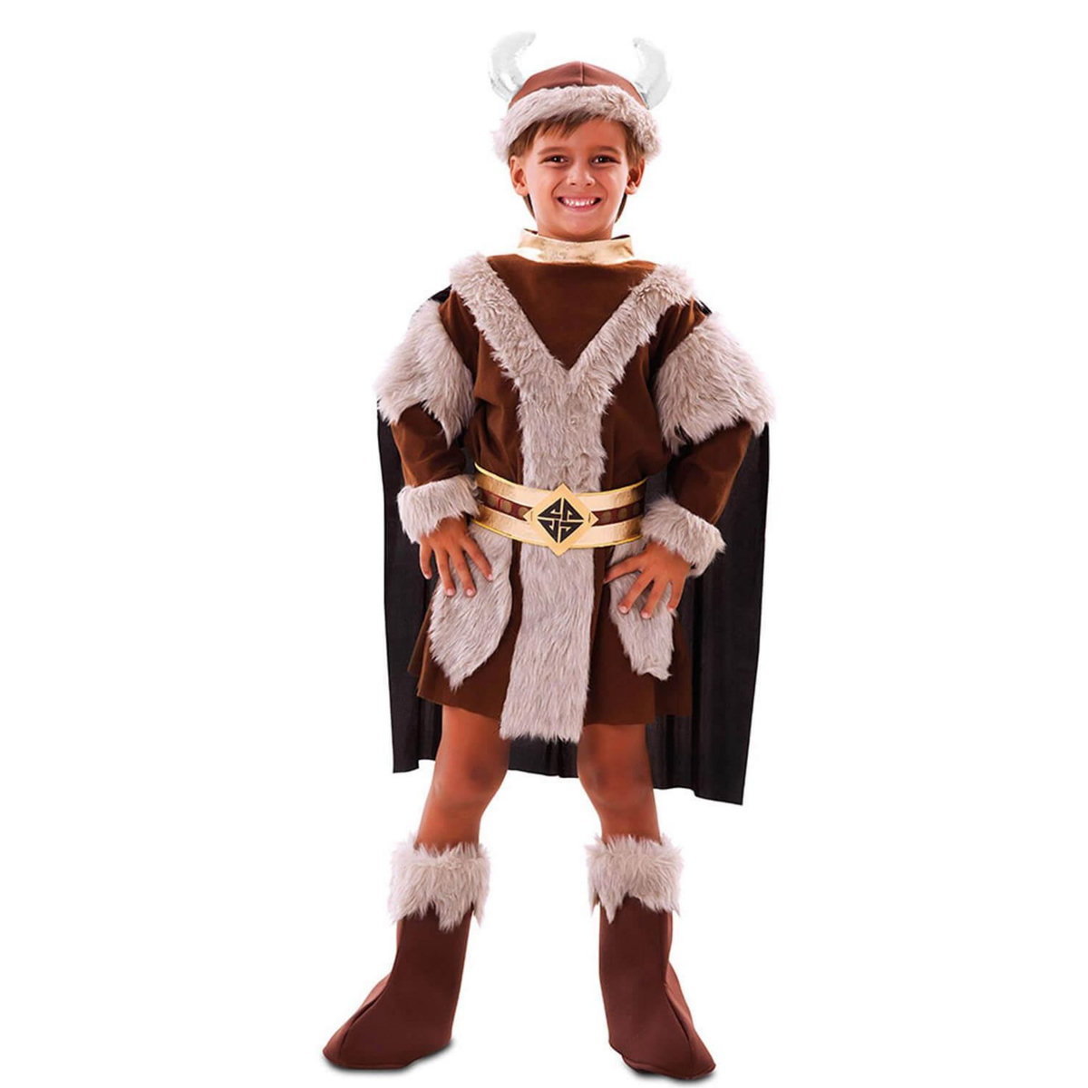 EURO CARNAVALES Déguisement Viking - Garçon - 7/9 ans (122 à 134 cm)