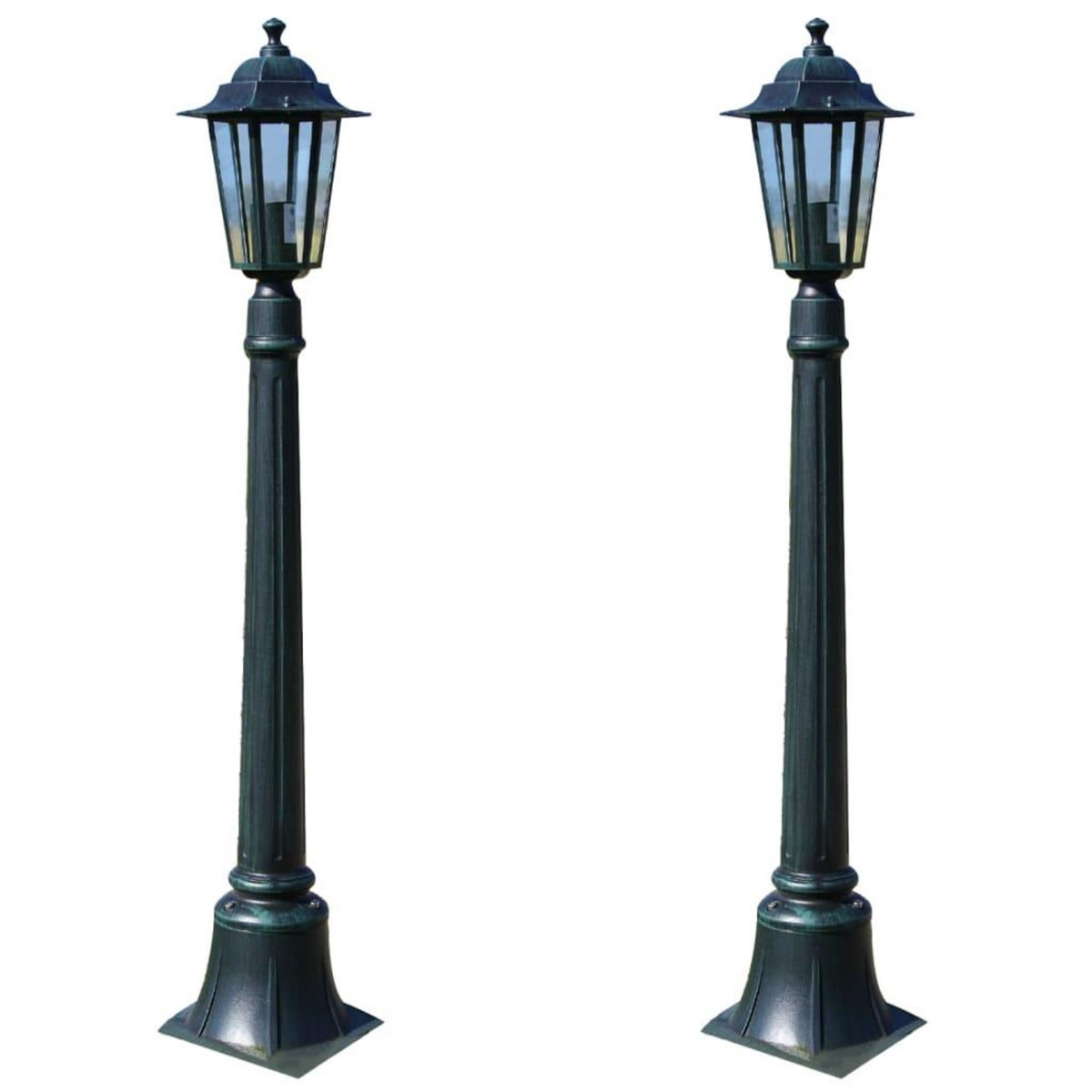 VIDAXL Lampes de jardin 2 pcs 105 cm