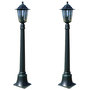 Voir la diapositive 1 : VIDAXL Lampes de jardin 2 pcs 105 cm