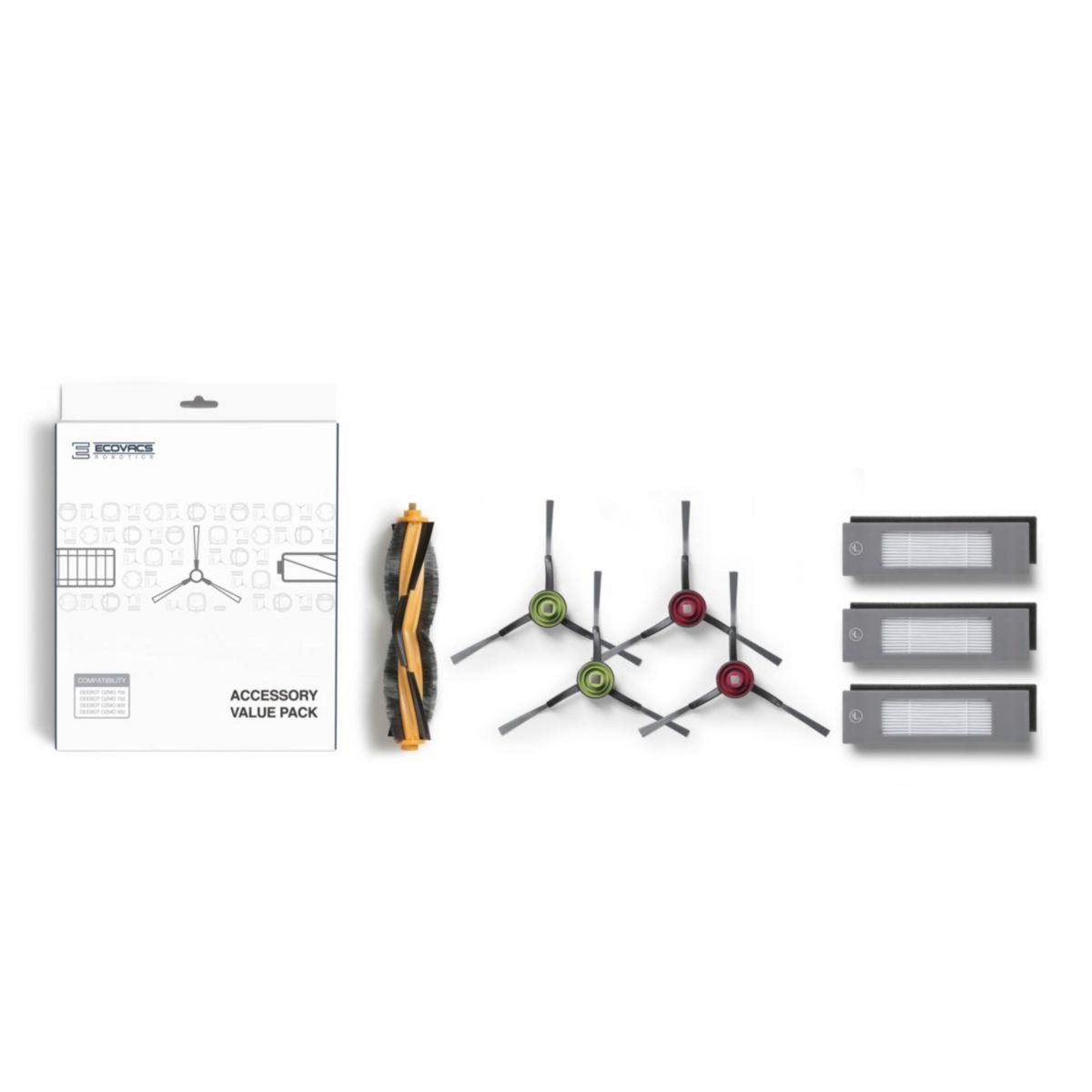 ECOVACS Kit filtre et entretien pour OZMO 920/950 - T8/N8/T9 - DX5G-KTA