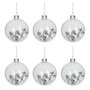 Voir la diapositive 1 : Paris Prix Lot de 6 Boules de Noël  Sequins  9cm Transparent