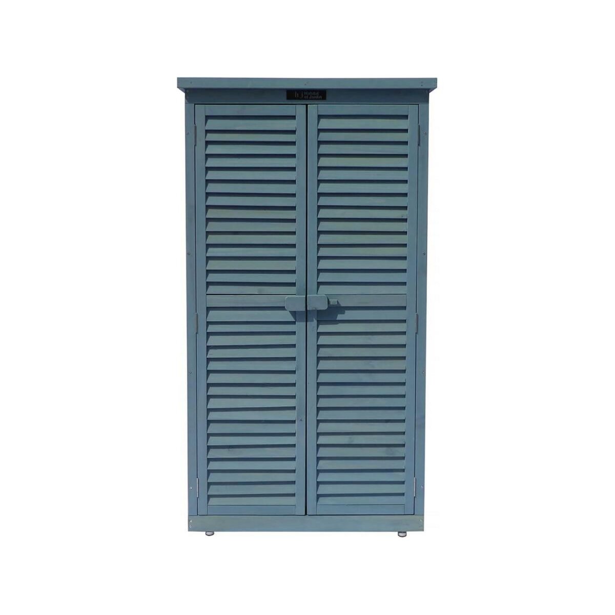 Habitat et Jardin Armoire de jardin  Space  - 87 x 46.5 x 160 cm - Bleu ciel