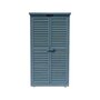 Voir la diapositive 2 : Habitat et Jardin Armoire de jardin  Space  - 87 x 46.5 x 160 cm - Bleu ciel