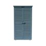 Voir la diapositive 2 : Habitat et Jardin Armoire de jardin  Space  - 87 x 46.5 x 160 cm - Bleu ciel