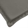 Voir la diapositive 5 : VIDAXL Coussin de banc de jardin gris fonce melange 150x50x7 cm tissu