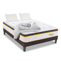 Voir la diapositive 1 : BELLECOUR BELLECOUR LITERIE | Pack Prêt à dormir BELLECOUR 3.0 | Matelas Ressorts ensachés + Sommier + Accessoires