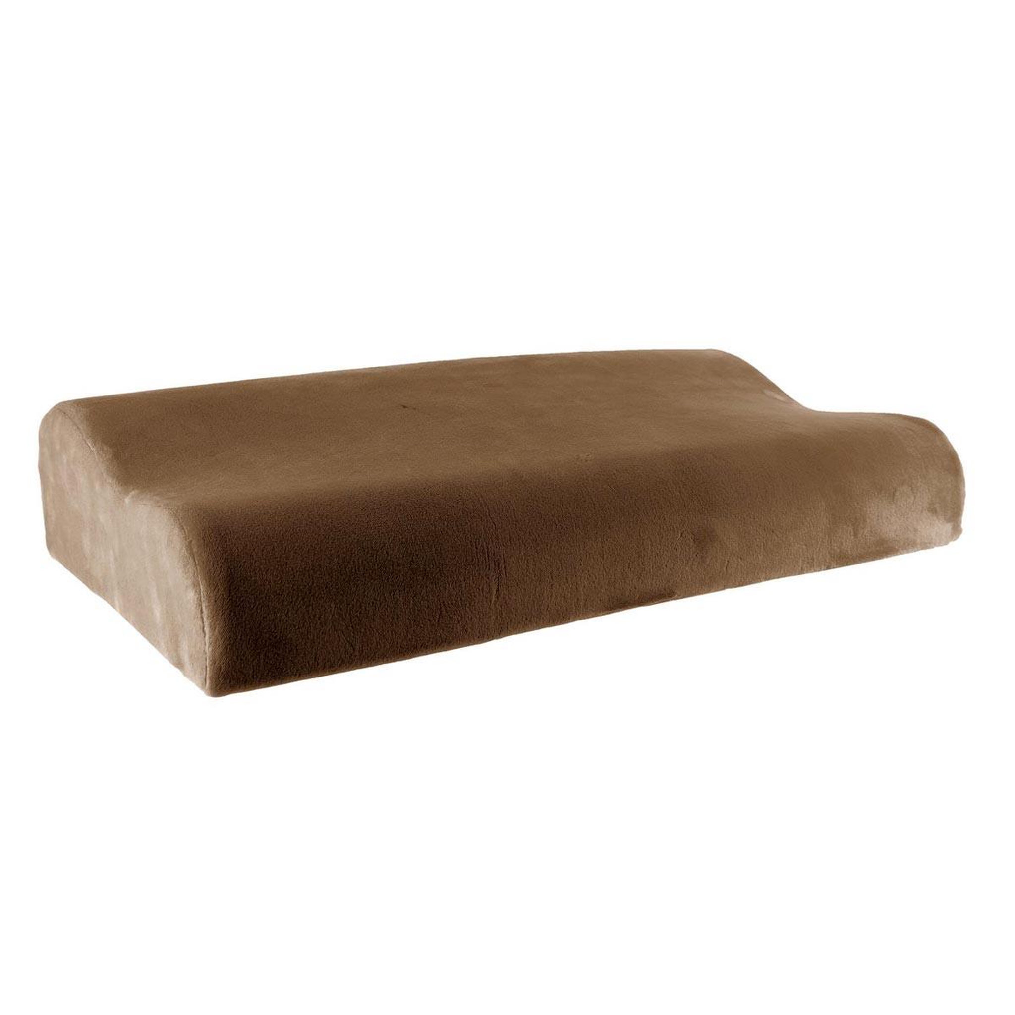 SENSLY Oreiller à mémoire de forme  confort  50cm marron
