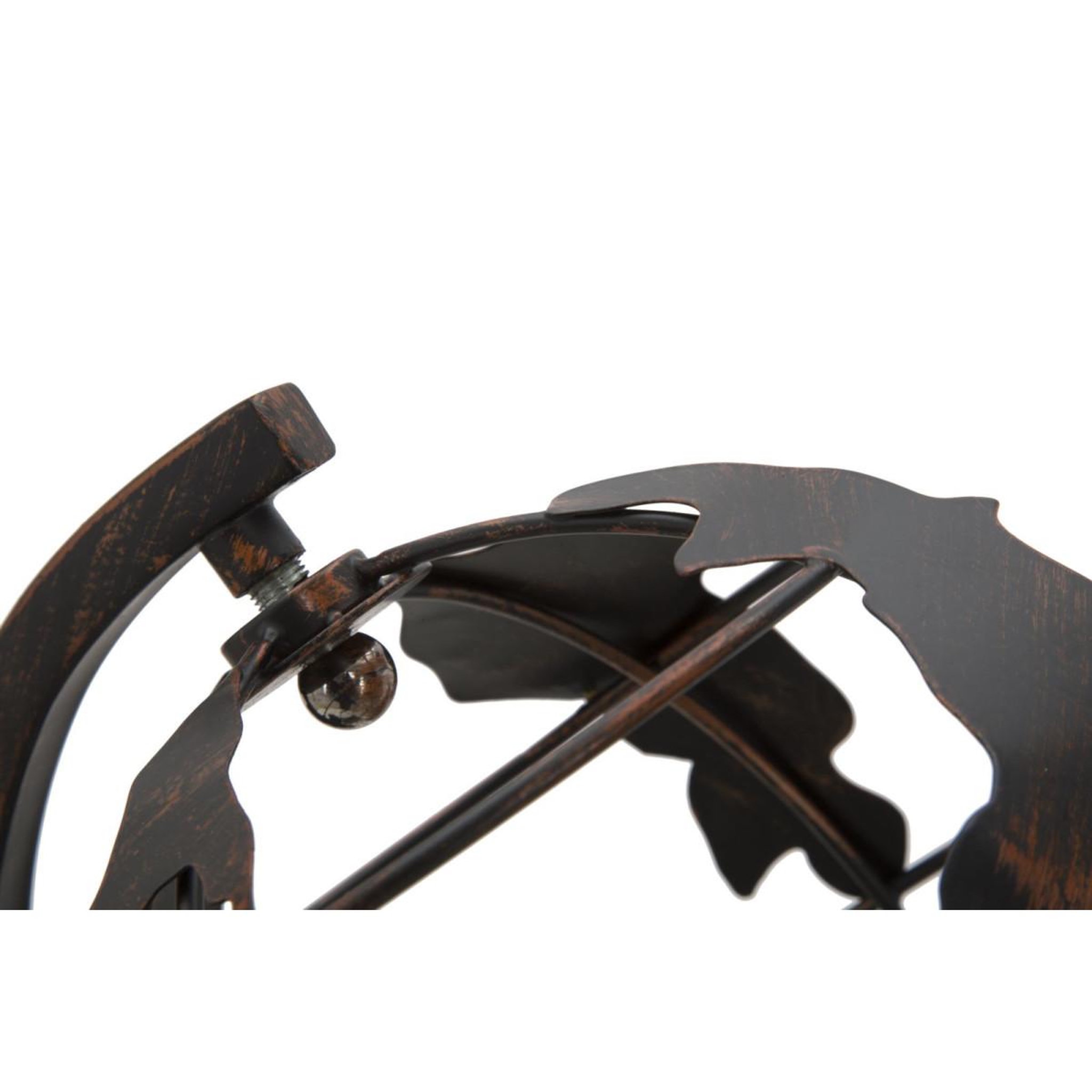 Voir la diapositive 5 : Paris Prix Lampe à poser en métal  world  40cm noir