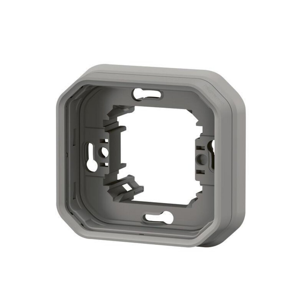 Legrand Support plaque étanche PLEXO pour montage encastré 1 poste gris (boîte de 10) LEGRAND 069681L