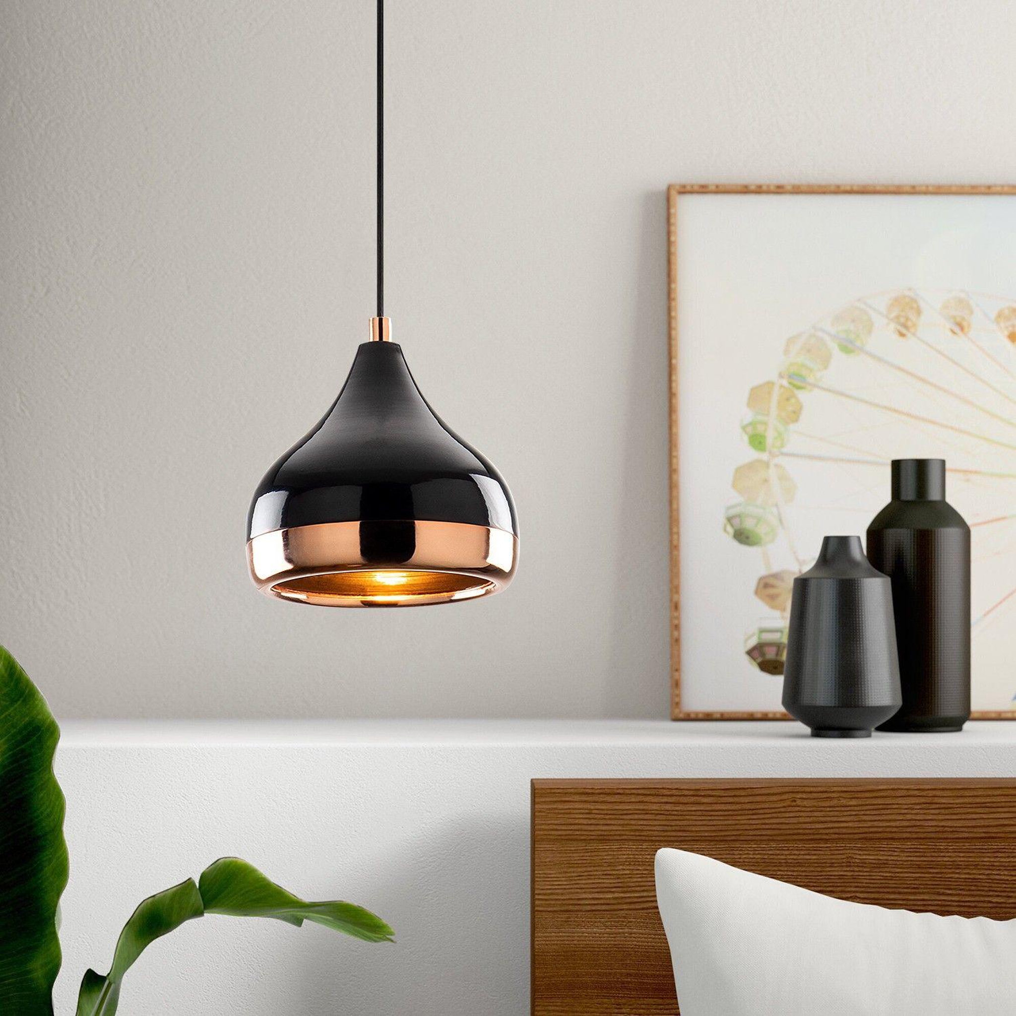 Voir la diapositive 2 : TOILINUX Suspension design d'intérieur Yildo - Diam. 17 cm - Noire