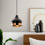 Voir la diapositive 2 : TOILINUX Suspension design d'intérieur Yildo - Diam. 17 cm - Noire