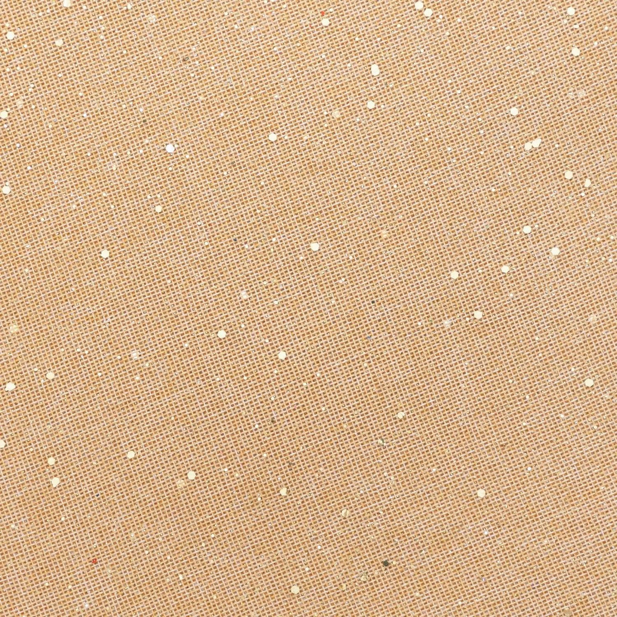 ATMOSPHERA Lot de 6 sets de table de Noël rond en jute - Diam. 38 cm - Or