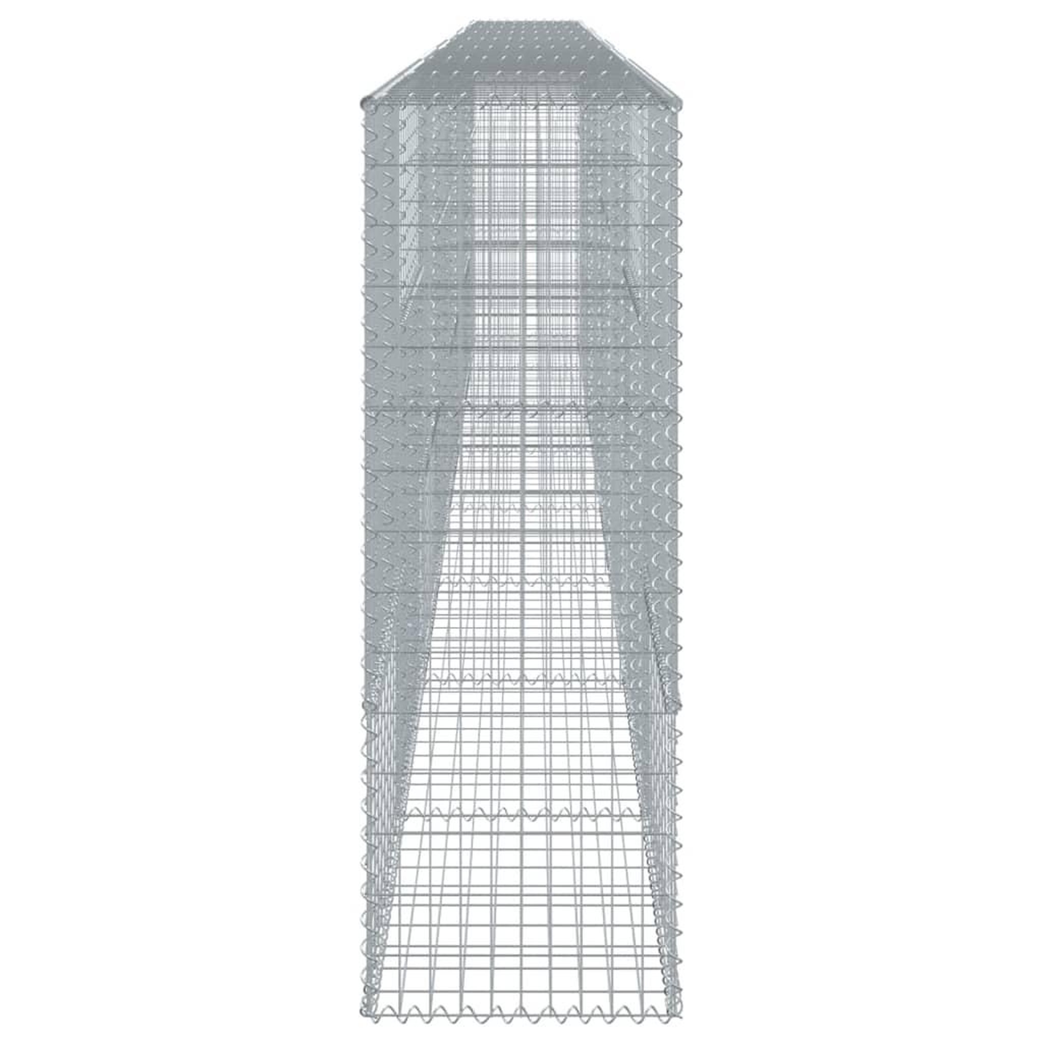 Voir la diapositive 4 : VIDAXL Panier gabion avec couvercle 800x50x150 cm fer galvanise