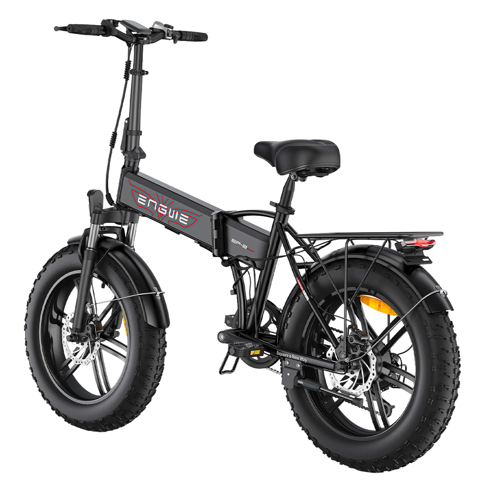 Voir la diapositive 3 : ENGWE Vélo électrique pliable ENGWE EP-2 BOOST 250W avec pneus larges 20*4.0 et autonomie de 120 km