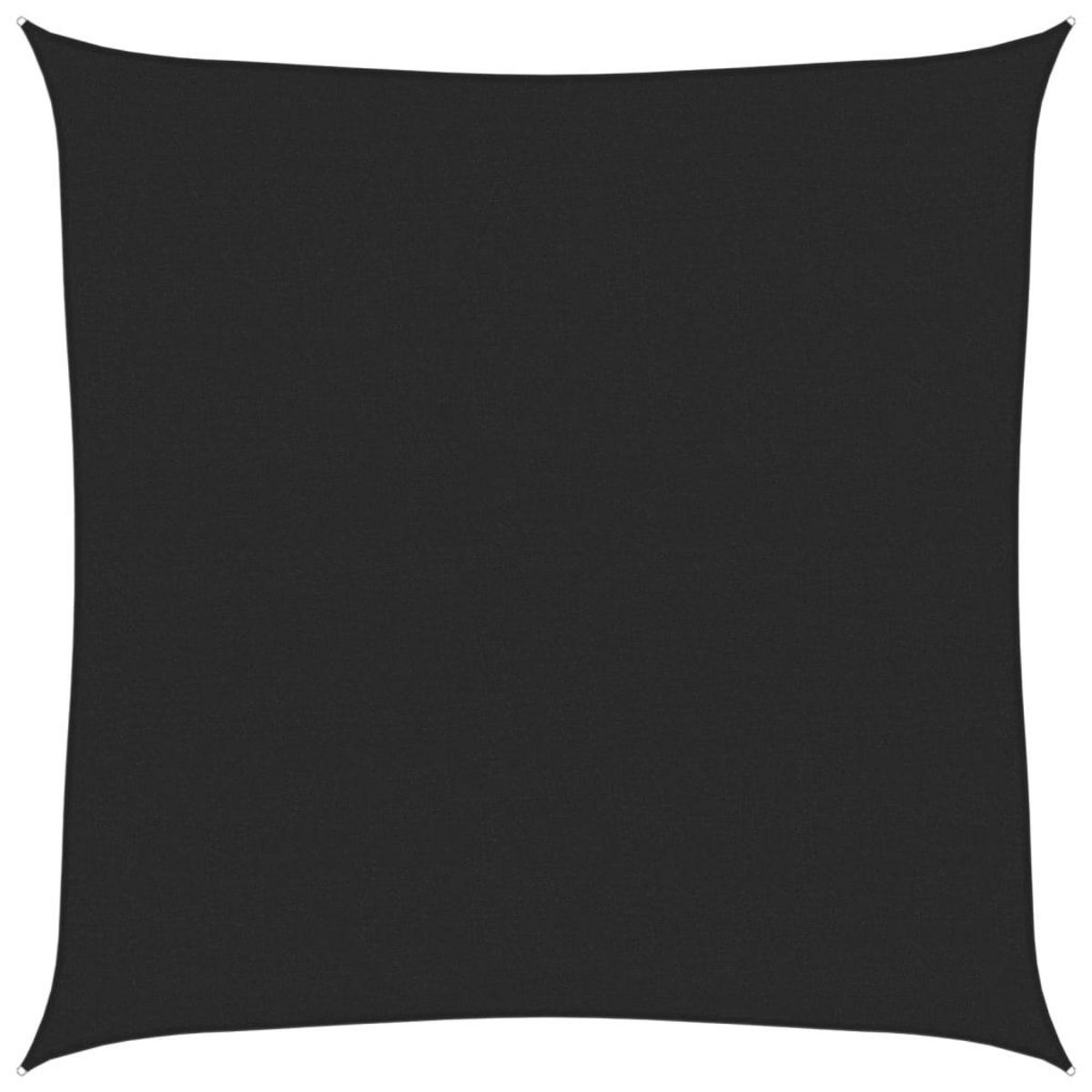 VIDAXL Voile d'ombrage 160 g/m^2 Noir 4,5x4,5 m PEHD