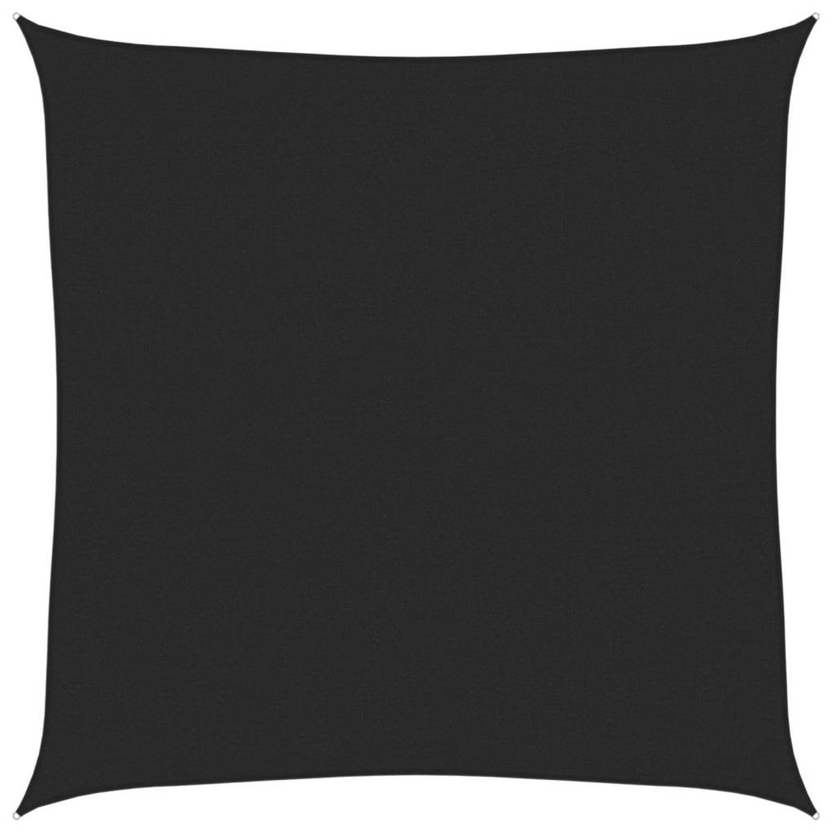 VIDAXL Voile d'ombrage 160 g/m^2 Noir 4,5x4,5 m PEHD