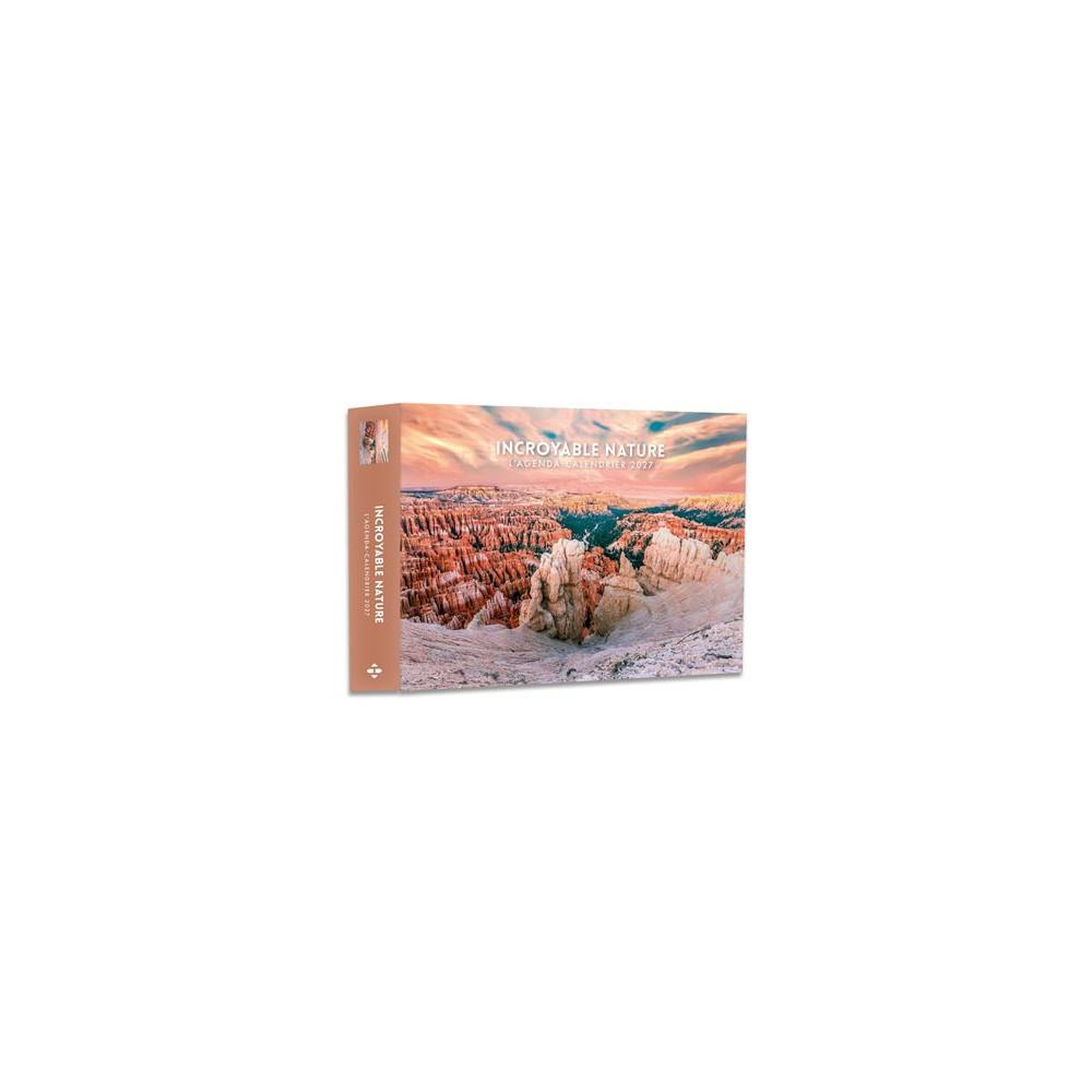 Agenda calendrier de bureau 2027 hebdomadaire incroyable nature