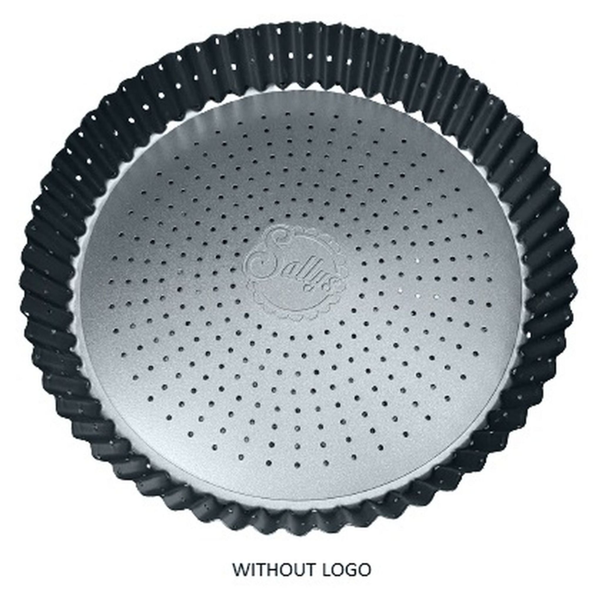 Moule à Tarte Perforé Antiadhésif - Fond Amovible 20 Cm | Pour Quiche, Pizza, Tartes | Acier Carbone Qualité Pro