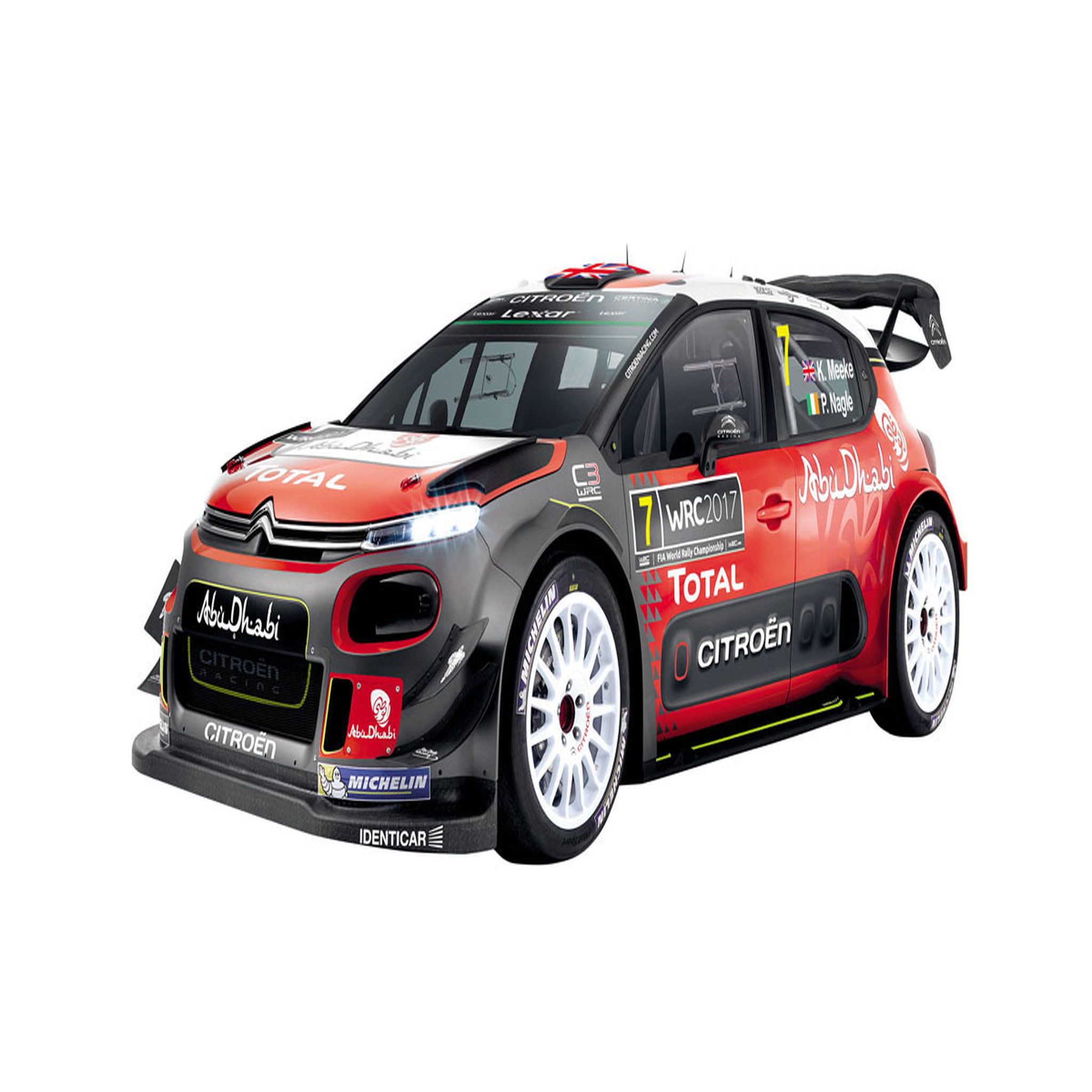 Voir la diapositive 2 : MONDO Racing Citroën C3 WRC radiocommandée 1/24ème