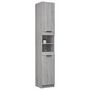 Voir la diapositive 5 : VIDAXL Armoire de bain Sonoma gris 32x34x188,5 cm Bois d'ingenierie