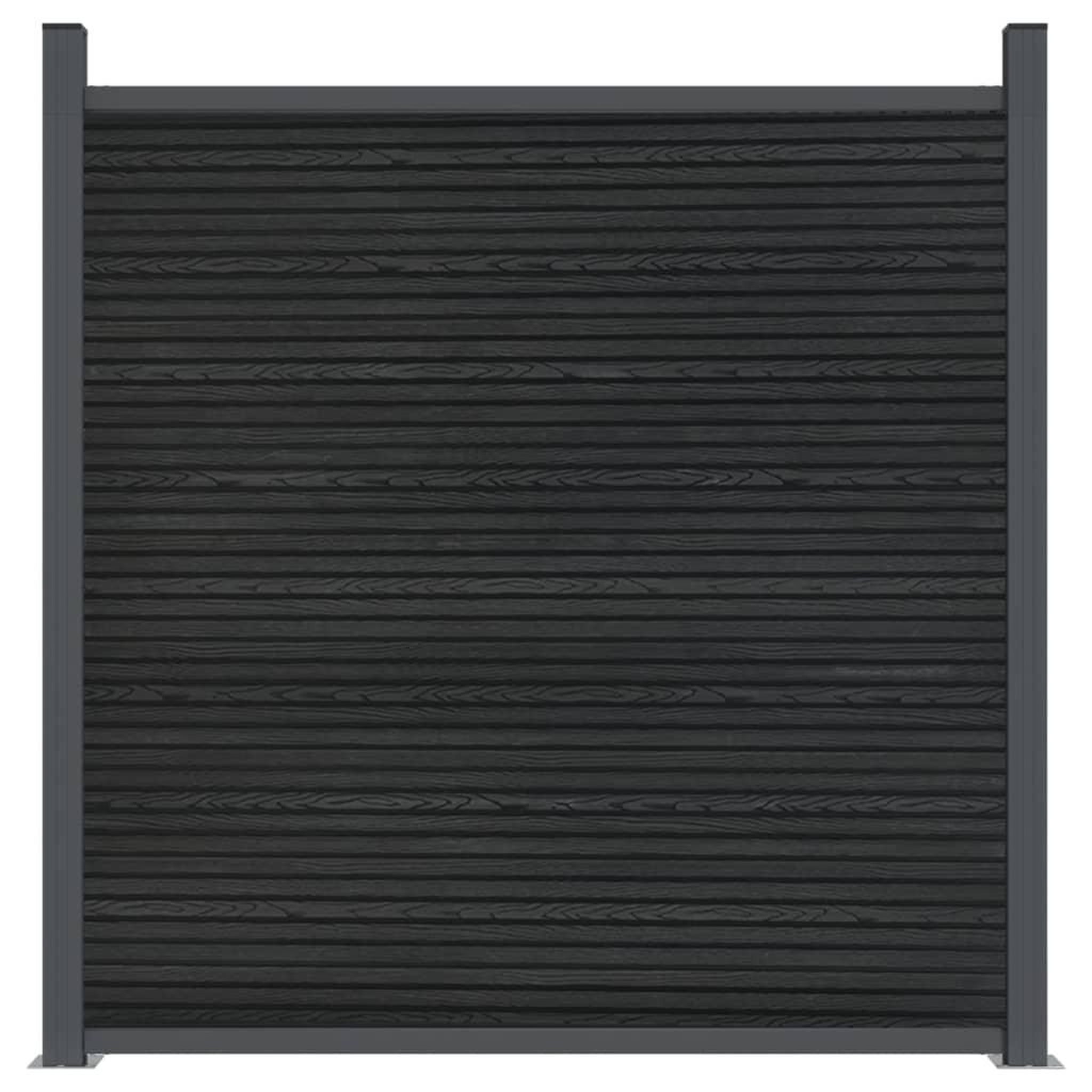Voir la diapositive 5 : VIDAXL Panneau de cloture gris 526x186 cm WPC