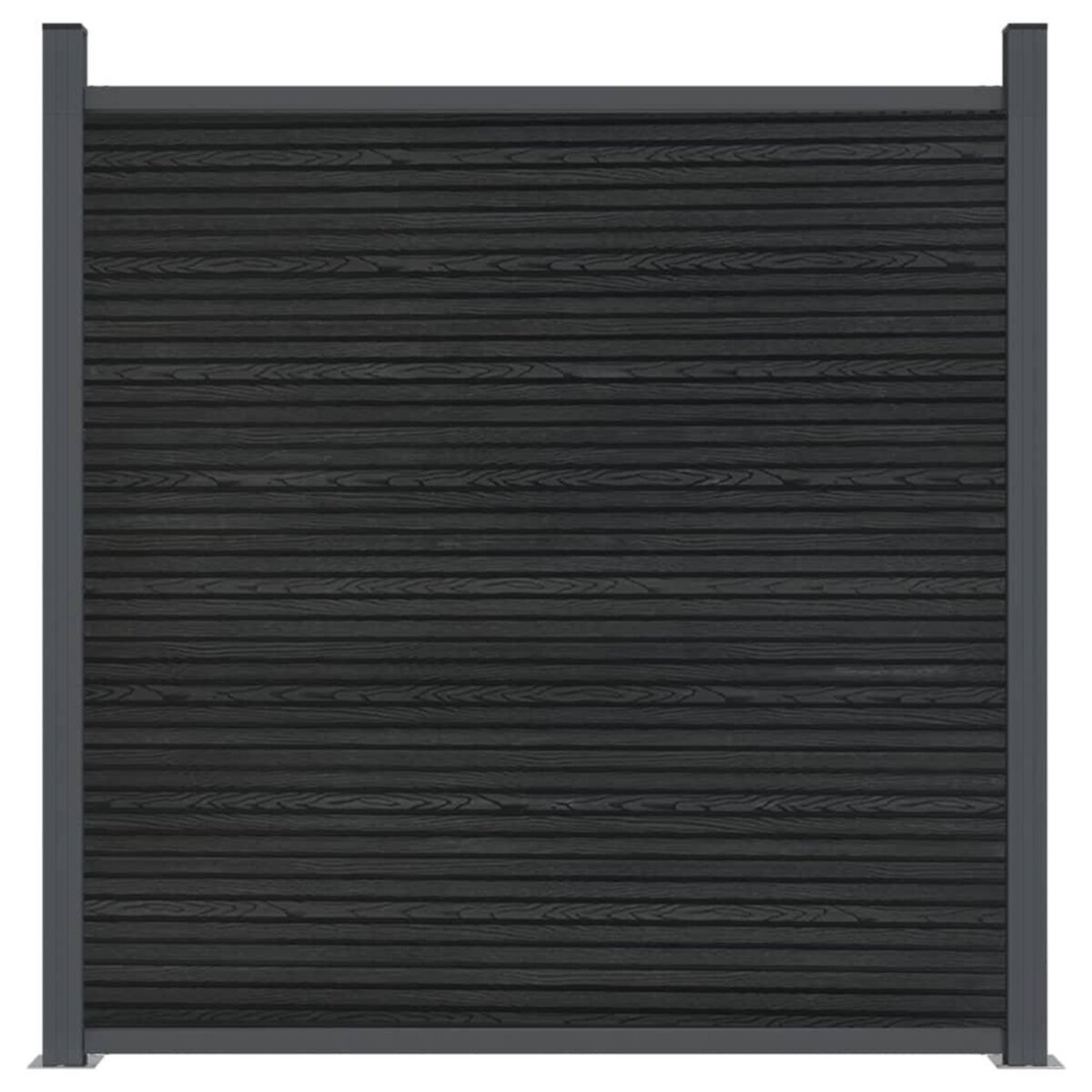 VIDAXL Panneau de cloture gris 526x186 cm WPC