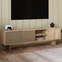 Voir la diapositive 3 : Habitat et Jardin Meuble TV en bois  Ravello  - 150 x 30 x 45 cm - Beige
