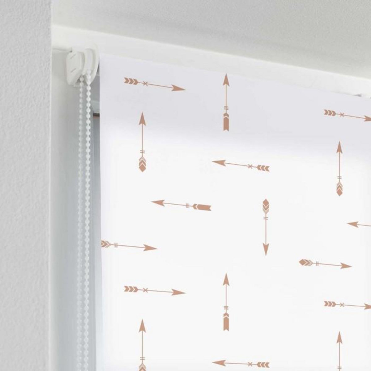 Paris Prix Store Enrouleur Tamisant  Flechaline  120x180cm Blanc