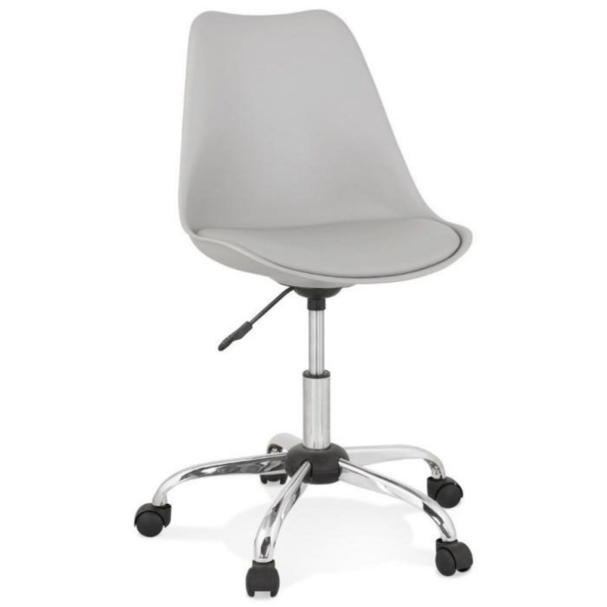 Paris Prix Chaise de Bureau Design  Amidon  81cm Gris