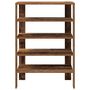 Voir la diapositive 4 : VIDAXL Etagere a chaussures vieux bois 61x32x87,5 cm bois d'ingenierie