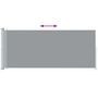 Voir la diapositive 3 : VIDAXL Auvent lateral retractable de patio 200x500 cm Gris