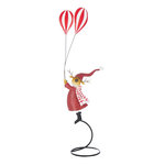 Paris Prix Renne Déco sur Socle  Ballons  85cm Rouge