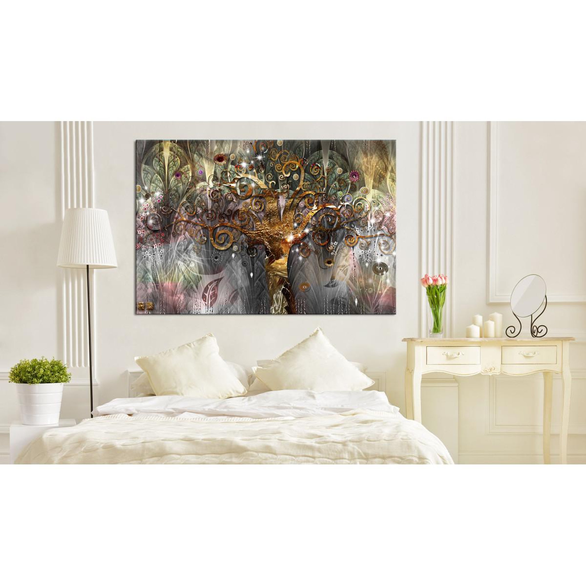 Voir la diapositive 2 : Paris Prix Tableau imprimé  gold tree