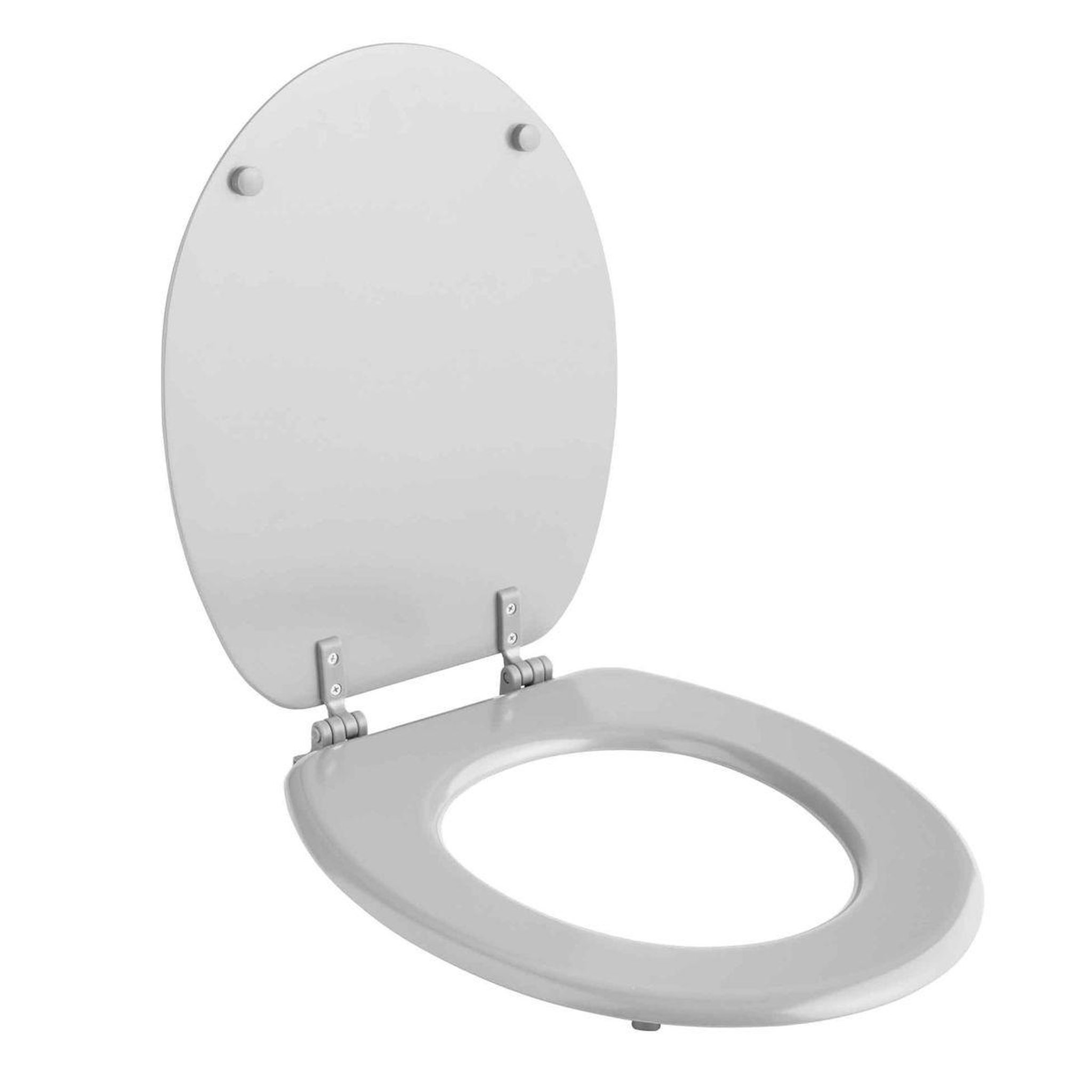 Voir la diapositive 2 : Douceur d'Intérieur Abattant wc uni  vitamine  45cm blanc