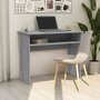 Voir la diapositive 1 : VIDAXL Bureau Sonoma gris 90x50x74 cm Bois d'ingenierie