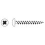 Voir la diapositive 2 :  Vis agglo tête ronde PZ zinguée cruciforme Vissal 4x20 mm  lot de 15 vis
