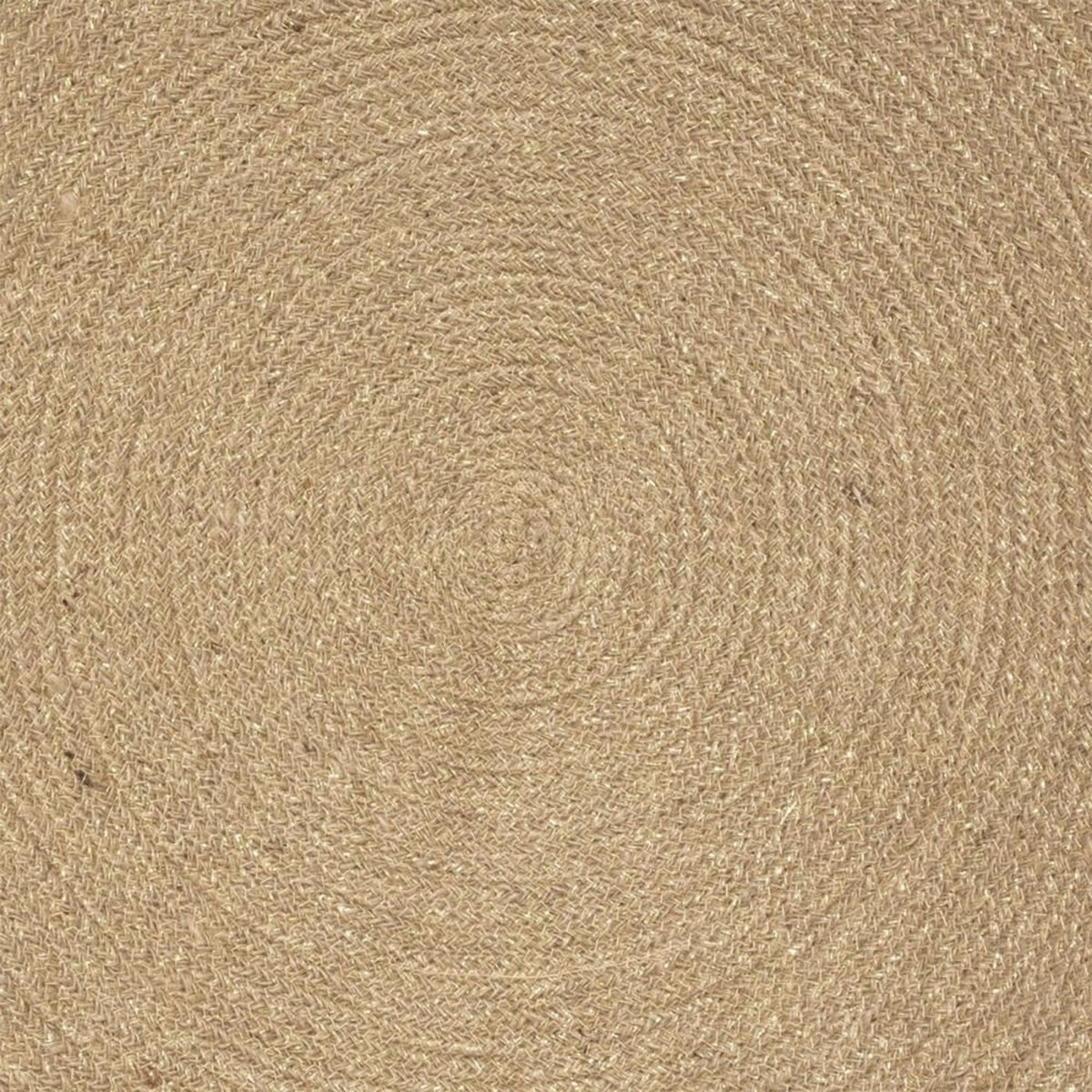 ATMOSPHERA Tapis rond jute Lili pompons D78