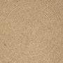 Voir la diapositive 3 : ATMOSPHERA Tapis rond jute Lili pompons D78