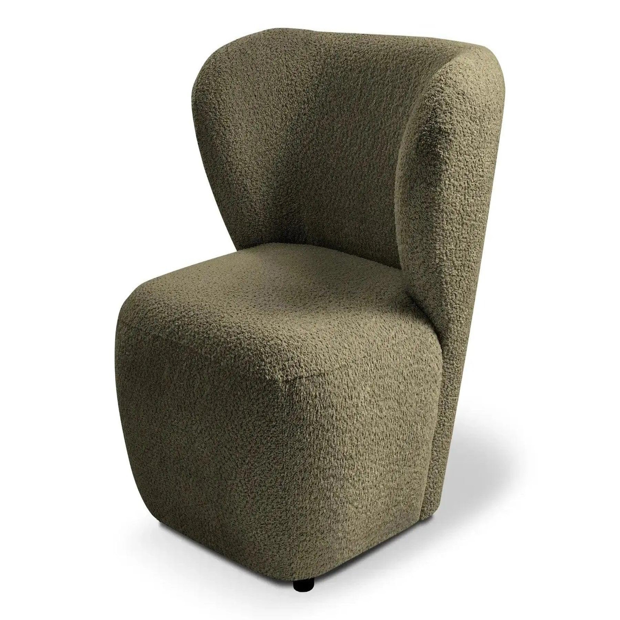 Voir la diapositive 3 : CASANOVA PARIS Capri - fauteuil tissu bouclette