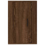Voir la diapositive 5 : VIDAXL Meuble TV mural Chene marron 40x34,5x60 cm