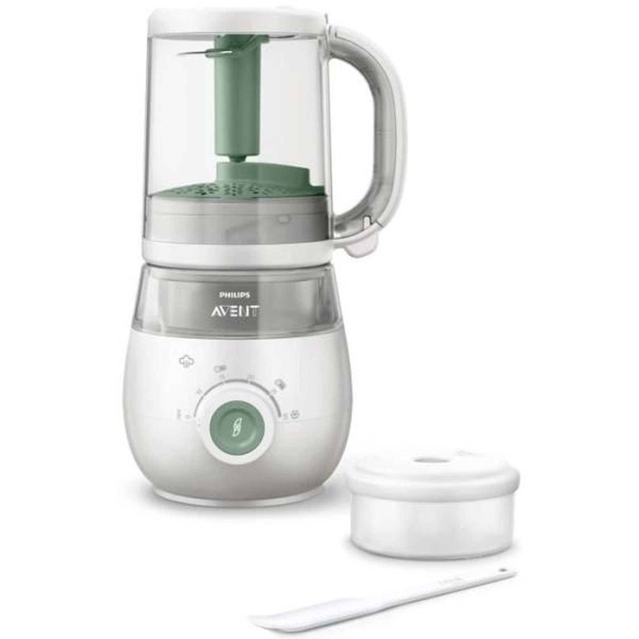 Voir la diapositive 3 : Philips Avent Robot Cuiseur-Mixeur 4 en 1 pour Bébé - PHILIPS AVENT - Cuit a la vapeur - Mixe - Réchauffe - Décongele