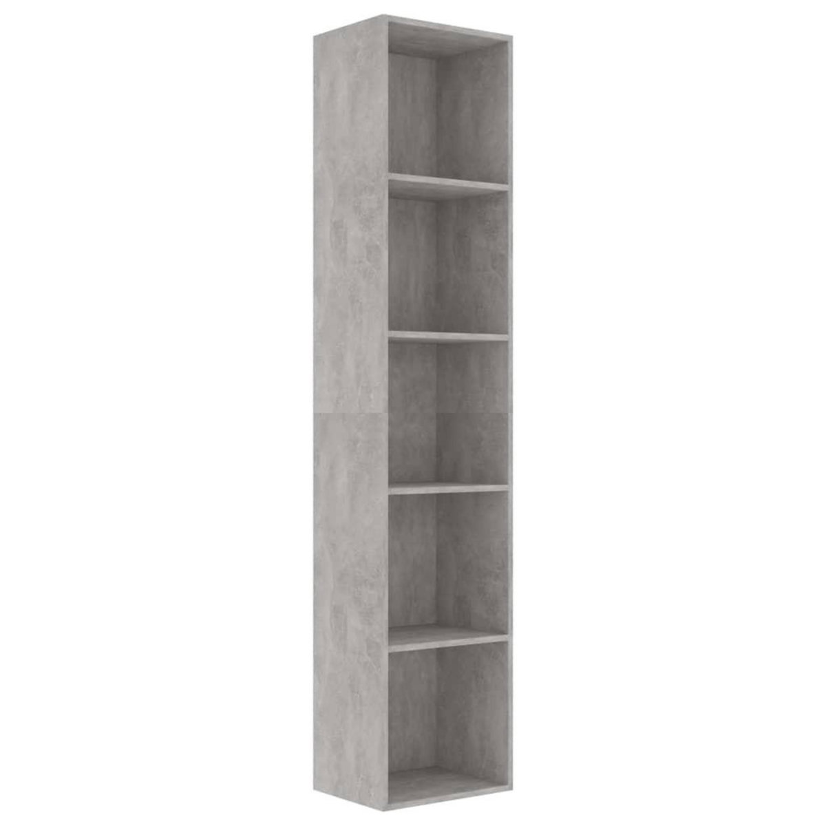 VIDAXL Bibliotheque Gris beton 40x30x189 cm Bois d'ingenierie