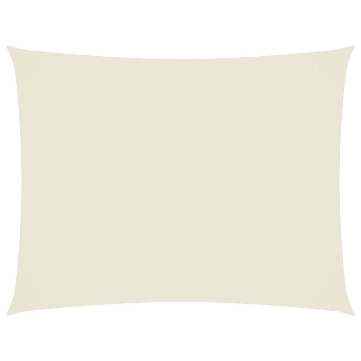 VIDAXL Voile de parasol tissu oxford rectangulaire 2,5x3,5 m creme