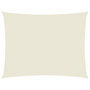 Voir la diapositive 2 : VIDAXL Voile de parasol tissu oxford rectangulaire 2,5x3,5 m creme
