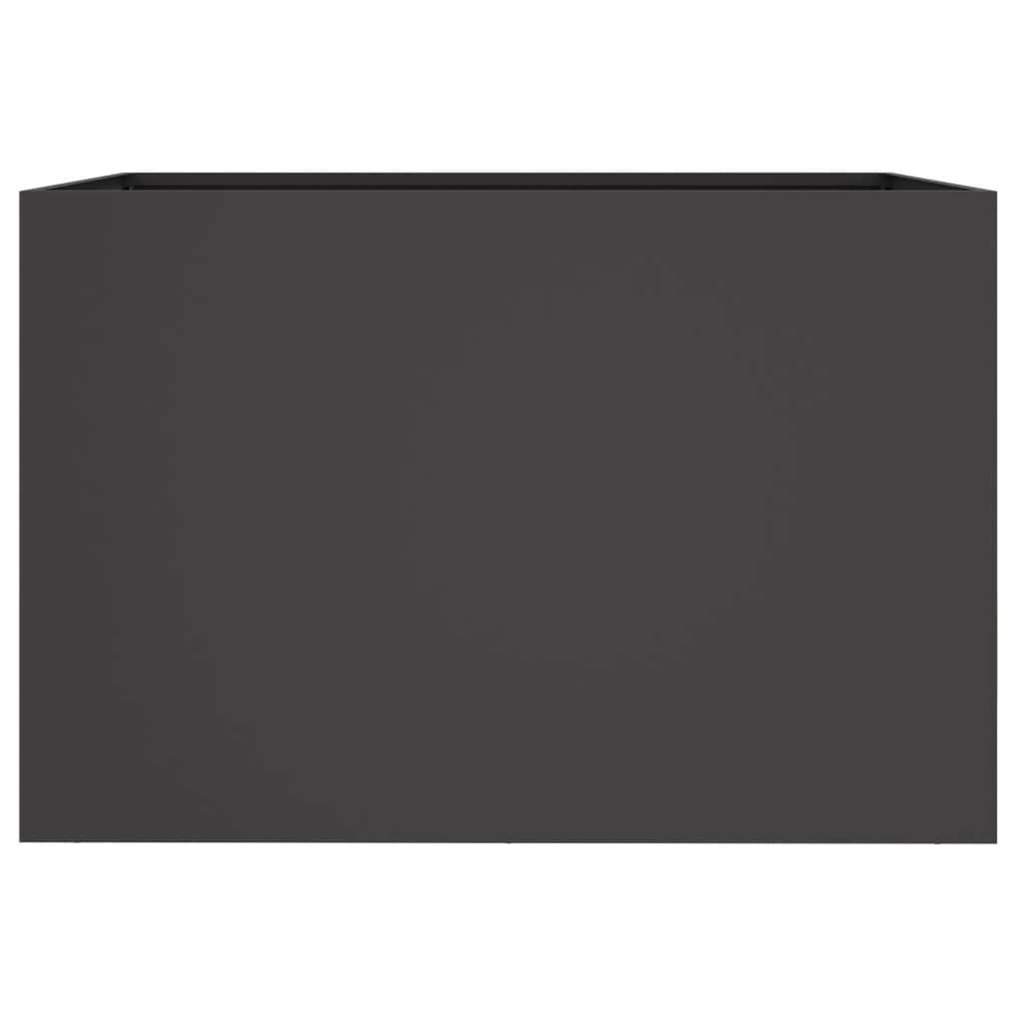 Voir la diapositive 5 : VIDAXL Jardiniere noir 62x40x39 cm acier
