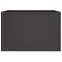 Voir la diapositive 5 : VIDAXL Jardiniere noir 62x40x39 cm acier