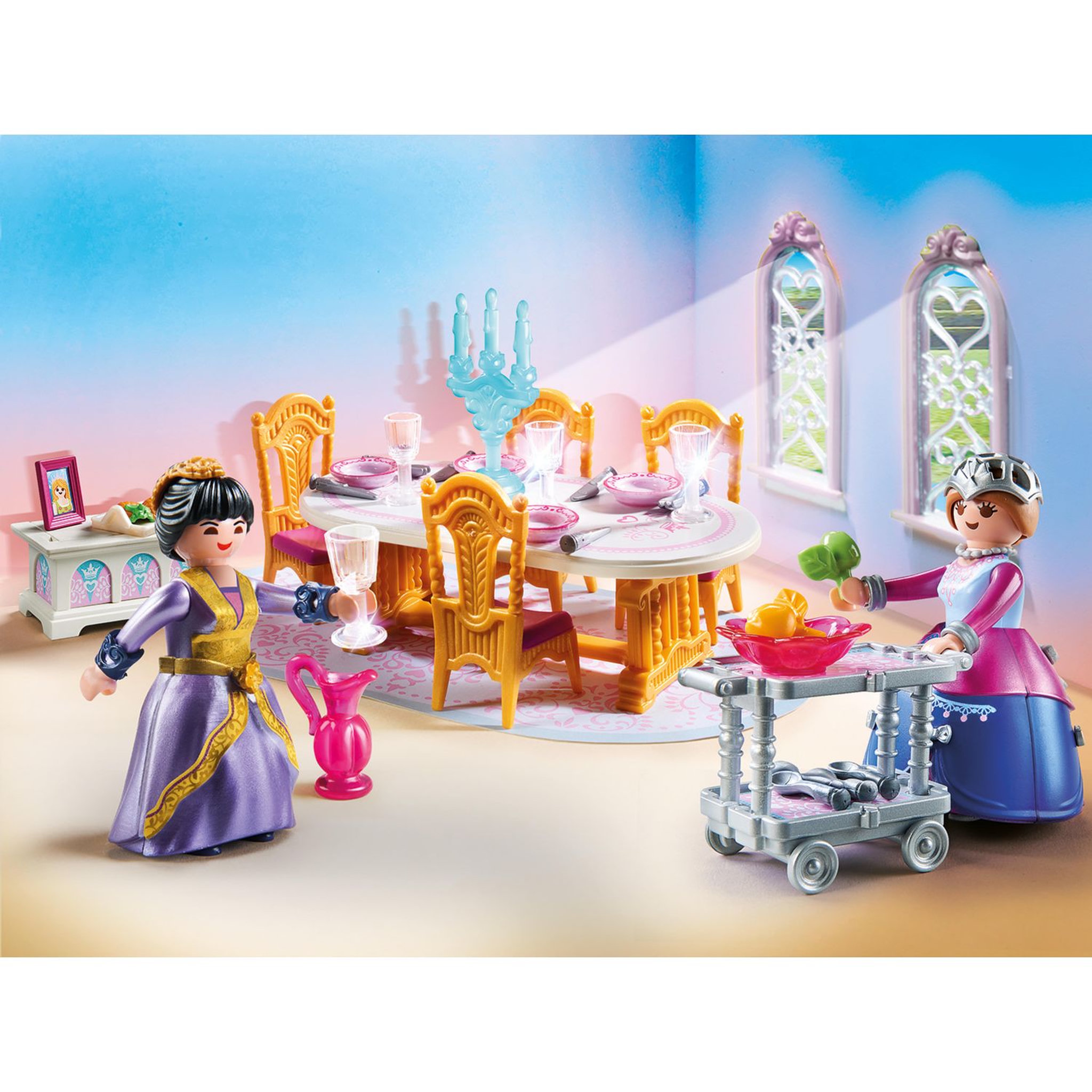 Voir la diapositive 4 : PLAYMOBIL 70455 Princess - Salle à manger royale