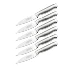 NIROSTA Ensemble de 6 Couteaux d'office en inox 20 cm en tout Nirosta Star