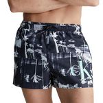 CALVIN KLEIN JEANS Short de bain  Homme Calvin Klein Jeans Drawstring KM0KM00968. Coloris disponibles : Noir