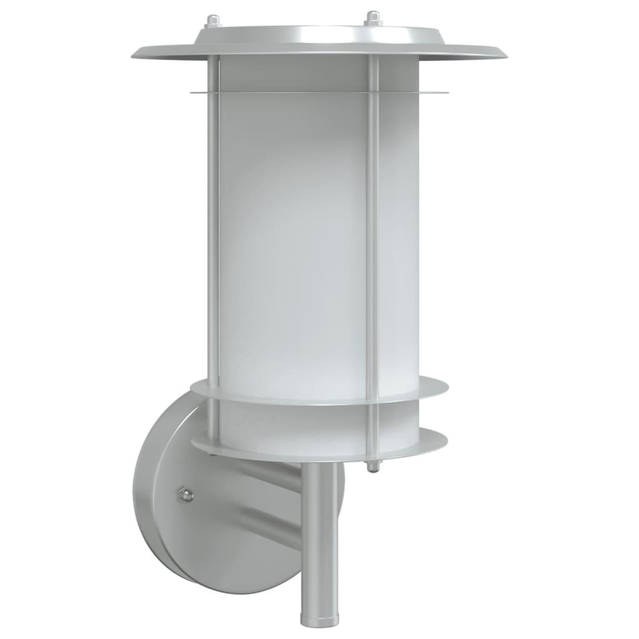 Voir la diapositive 2 : VIDAXL Applique murale d'exterieur argente acier inoxydable